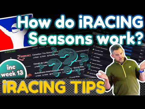 How do iRacing Seasons work? What's week 13? Why's doing 5 races risky? How do you get champ points?