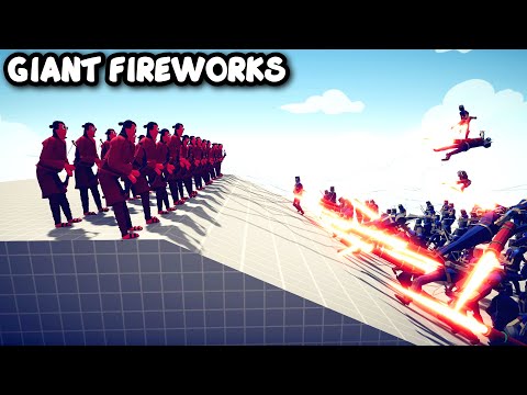 GIANT FIREWORKS ARCHER Vs EVERY UNITS - TABS - Totally Accurate Battle Simulator