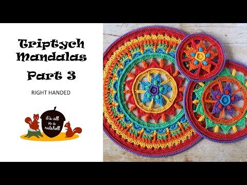 Triptych Mandalas Part 3 - Right Handed