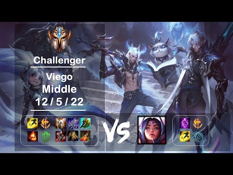 Middle Viego vs Irelia KR Challenger Patch 12.18