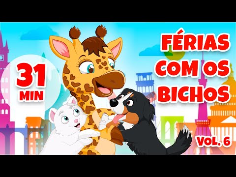 Férias com os bichos Vol. 6 - Giramille 31 min | Desenho Animado Musical