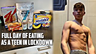 Full Day Of Eating As A Teen In Lockdown | 3,015 Kcals | 14 Years Old | Skinny Kid Bulking Up