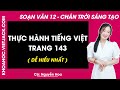 Soạn bài Thực hành tiếng Việt trang 143 | Bài 5 | Ngữ văn 12 | Chân trời sáng tạ