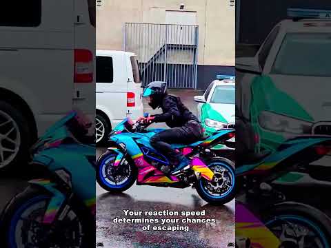 Motorcycle Riders’ Funny Moments Interacting with Police#Funny #Police #Officers #RecommendedForYou