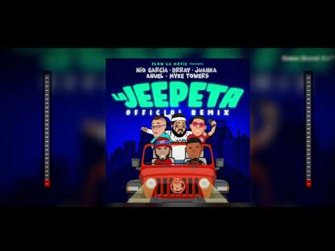 Nio Garcia x Brray x Juanka x Anuel AA x Myke Towers - La Jeepeta Remix (Lyric Video)