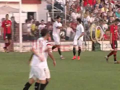 Goles del UD Roteña 2   Sevilla FC 5, Estadio Puntas Vela Rota, pretemporada 18 de julio 2014