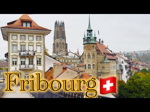 Switzerland’s Secret City – Fribourg Walking Tour | Exploring the Medieval City of Fribourg 🇨🇭