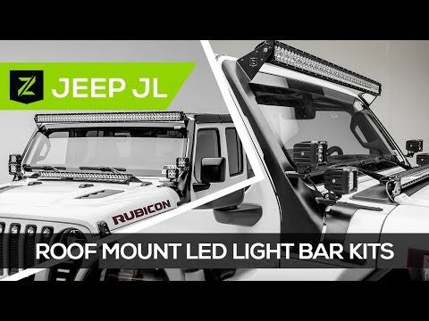 Jeep JL, Gladiator Roof LED Mounting Brackets and Kits