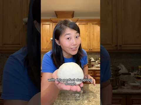How to make perfect dumpling dough. #shorts #foodhacks #dumplings #dough #chineserecipe