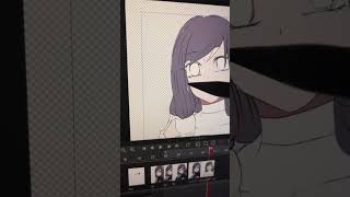 【セルフ受肉VTuber】勢いでアニメーション描いてみた【紫咲】#パープルブルームッ #お絵描き