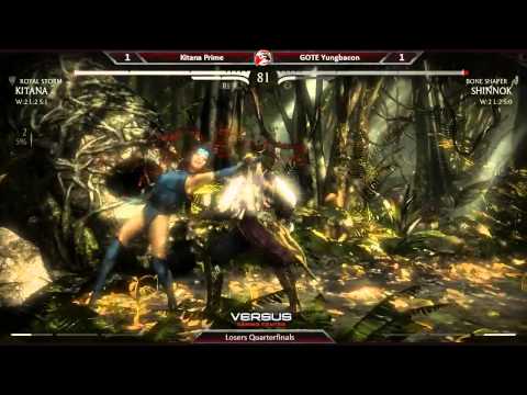 Versus Kombat Series #8 - Losers Quarters - Kitana Prime (RS Kitana) vs GOTE YungBacon (B Shinnok)