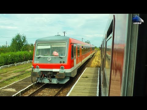 Automotor VT614 & Duewag VT628 DMU/Diesel Triebwagen in Gara Osorhei Station - 28 June 2017