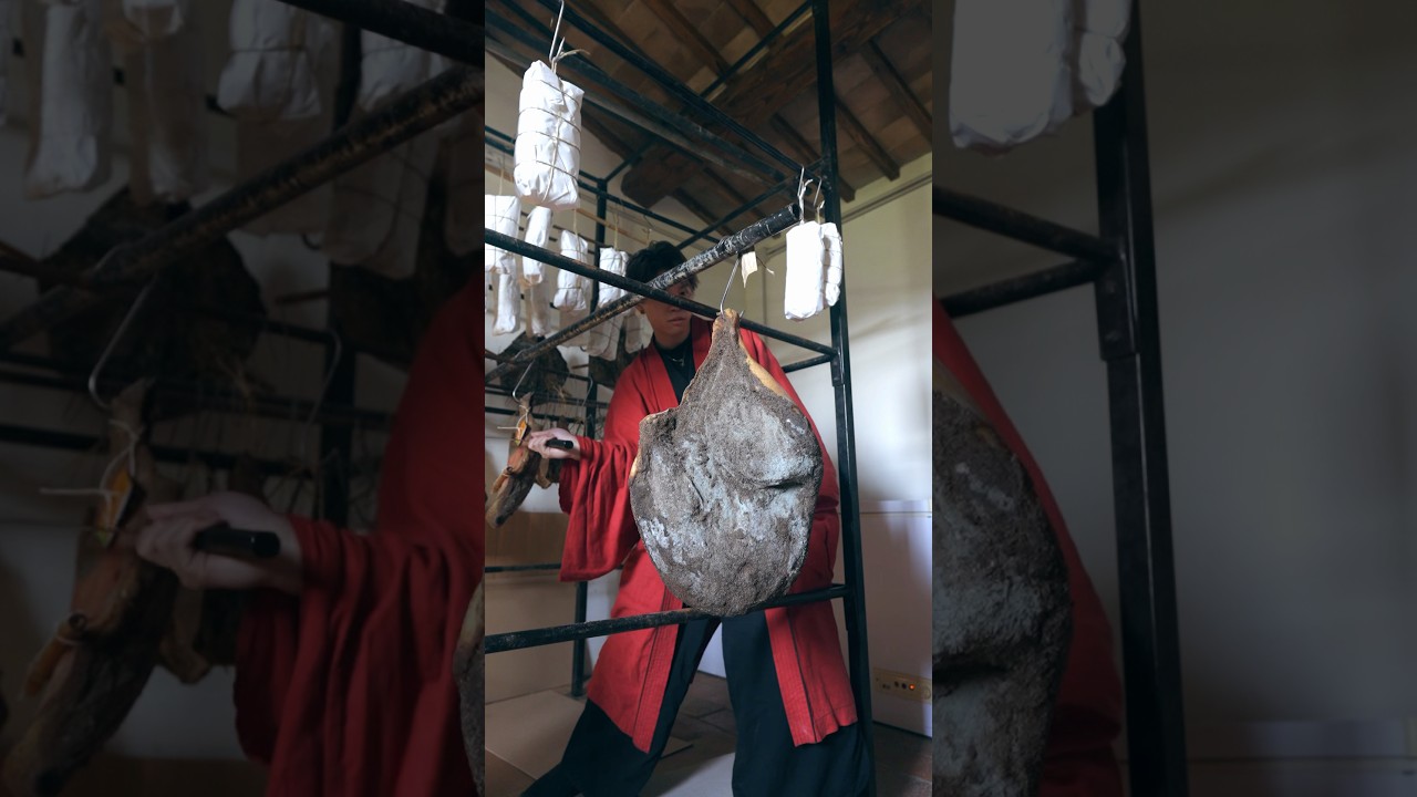 Cut the Prosciutto & Crostone with Burrata and Roasted Tomatoes 🔪✨