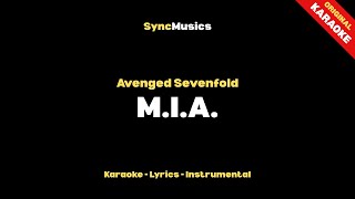 Download lagu Avenged Sevenfold - M.I.A. | Karaoke - Lyrics - Instrumental mp3