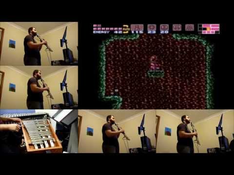 Super Metroid (SNES) - 'Lower Maridia' EWI Multitrack Ft. Robert Oetomo
