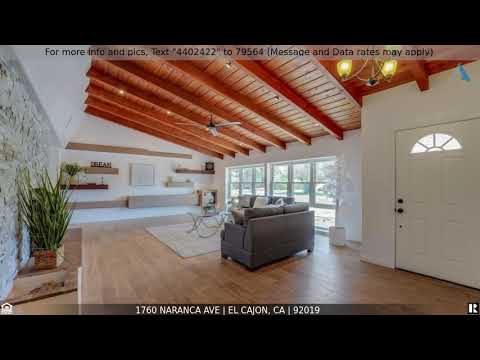 Priced at $1,049,000 - 1760 Naranca Ave, El Cajon, CA 92019