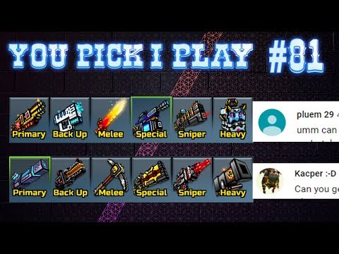 You Pick,I Play! #81 - Pixel Gun 3D (Can we get 500 likes?)