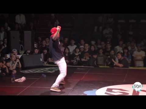 SDK ASIA 2016 TOP8 - Hip Hop 1on1 - Lok Vs Shun