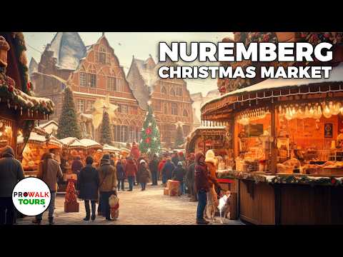 Nuremberg Christmas Market Tour | Christkindlesmarkt in HDR