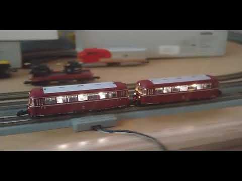 Marklin 88167 Railbus Set Test Run @ z.scale.hobo 01.18.2021
