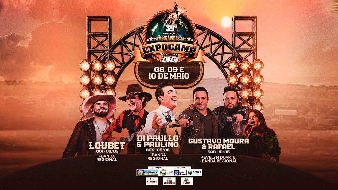 SEGUNDA NOITE EXPOCAMP - SHOW DI PAULO & PAULINO