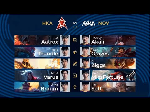 [EN] NOV vs HKA G2 | Playoffs Round 1 | PCS Spring Split (2020) | Nova Esports vs Hong Kong Attitude