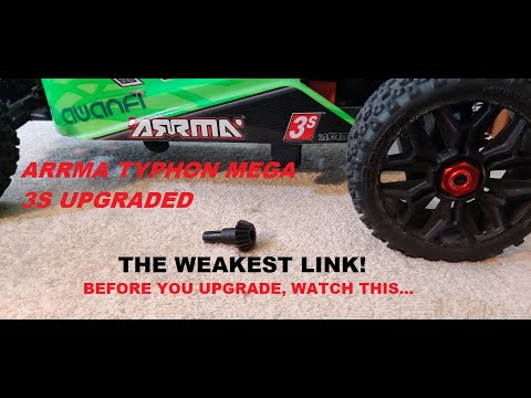 Arrma Typhon Mega UPGRADED "I broke the same part twice!!!"😲 WATCH THIS!!!