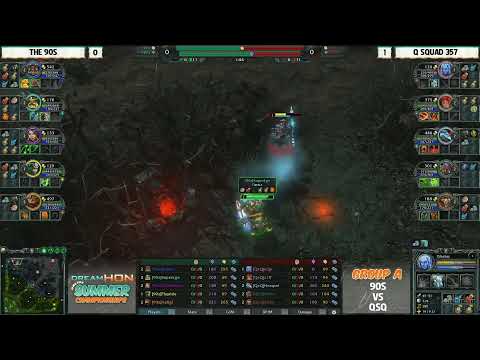DreamHoN Summer Championships Group A  - 90s vs QsQ357 game 2