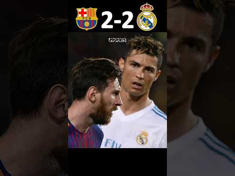 The Last El Clásico Between Messi and Ronaldo: Barcelona VS Real Madrid 2-2 2018 LaLiga