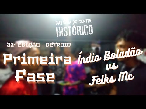 (😮‍💨) Índio Boladão vs Felks MC | Primeira Fase | Batalha Do CH | 33° Edição