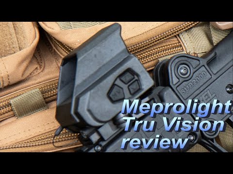 Meprolight FT Bullseye Rear Sight, Tritium and fiber optic Small Red-Dot sight
