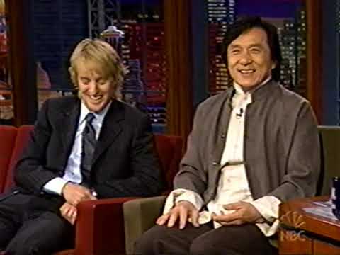 Jackie Chan and Owen Wilson on Jay Leno (Feb 03, 2003)