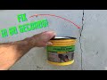 How to Fix Foundation Cracks (in less than 60 seconds!) #shorts