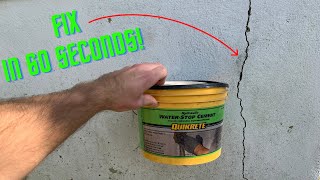 How to Fix Foundation Cracks (in less than 60 seconds!) #shorts