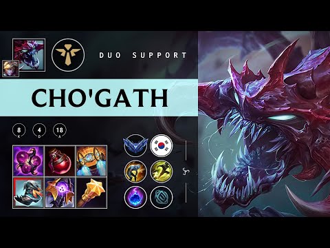 Cho'Gath Support vs Blitzcrank - KR Diamond Patch 25.24