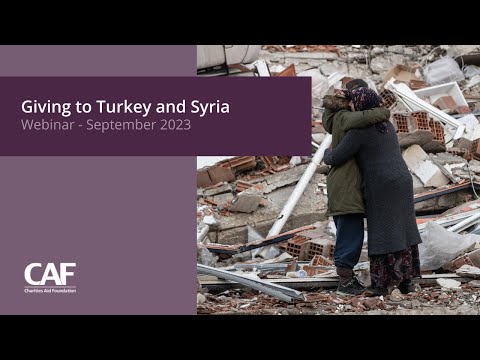 Giving to Turkey and Syria | Webinar