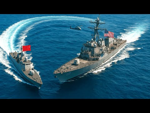 China Gets TOO CLOSE to US Navy Ship – Then THIS Happened…