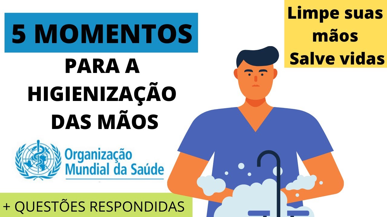 INTRODUÇÃO HIGIENIZAÇÃO DAS MÃOS | 5 MOMENTOS OMS + QUESTÕES RESPONDIDAS
