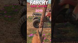 Bow Shooting on Tire Physics -FarCry 3 Vs Far Cry 4 Vs Far Cry 5 VsFar Cry New Dawn Vs Far Cry 6