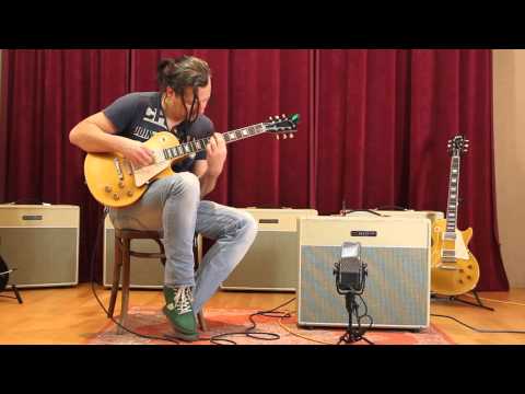 Meyer-amps Brighton 45 Combo on a Gibson CS '57 Goldtop