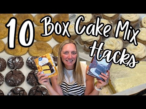 10 Amazing CAKE MIX RECIPES that will Blow Your MIND! | Doctored-Up Box Cake Mix Recipes!