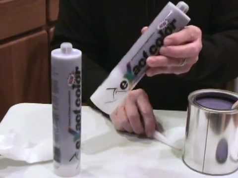 YouTube video about Revamp Your DIY Project with a Caulk Color Kit