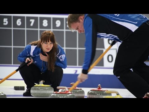 CURLING: CHN-FIN World Mixed Doubles Chp 2015 - HIGHLIGHTS