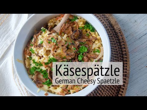 German Cheesy Spaetzle (Käsespätzle)
