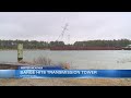 High winds, tides cause barge to strike Dominion transmission tower in Chesapeake