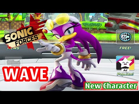 Sonic Forces WAVE New Character - Gameplay Walkthrough (iOS,Android)