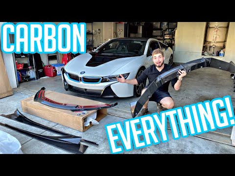 I8 GETS AN INSANE $5500 CARBON FIBER TRANSFORMATION!