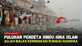 Download lagu THE WORLD IS SHOCKED ‼️ THOUSANDS OF HINDU PRIESTS THROW THE QURAN INTO THE GANGES RIVER IN INDIA... mp3