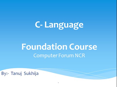 Chapter 3 Video 17 C Language Nested Loop Pattern Program 2