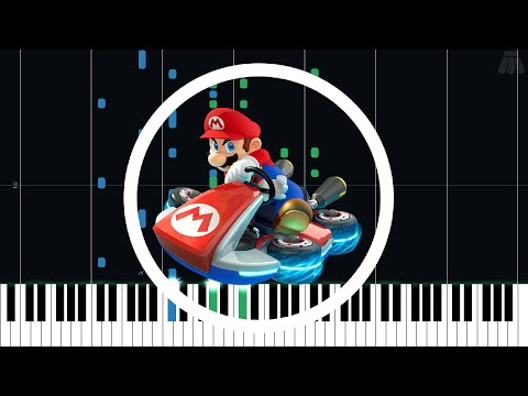GCN Dry Dry Desert - Mario Kart 8 - Intermediate Piano Tutorial